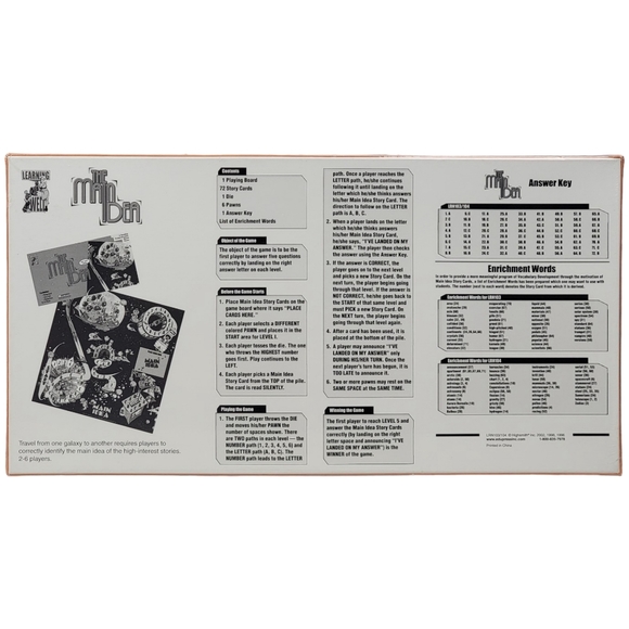 The Main Idea A Reading Comprehension Board Game - 1996 - Picture 3 of 3